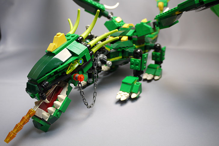 LEGO 4894 グリーンドラゴンの掃除をしたので写真を撮った。LEGO