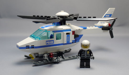 Lego 7741 警察ヘリコプターを作った レビュー レゴ 02memo日記