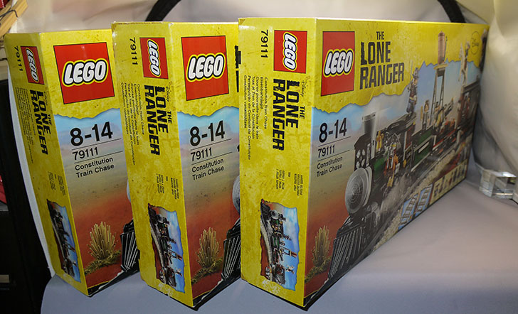 LEGO 79111 トレインチェイスが届いた。41%offだったのでポチったヤツ。3個目。レゴローンレンジャー: 02memo日記