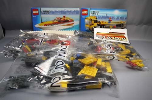 LEGO 4643 パワーボート・キャリアカー作成2.jpg