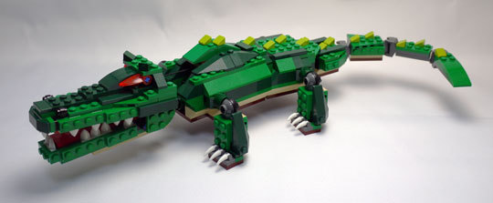 LEGO 5868 クリエイター・ワニ作成1-6.jpg