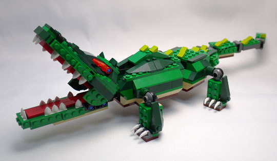 LEGO 5868 クリエイター・ワニ作成1-7.jpg