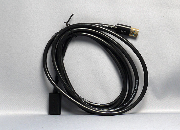 USB3.0-延長ケーブルコード-Aオス-to-Aメス-金メッキコネクタ付き-1mを買った1.jpg